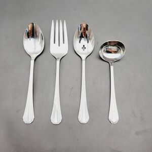 RARE Baker Hart & Stuart BST1 Stainless Steel 4 Serving Pieces Vtg